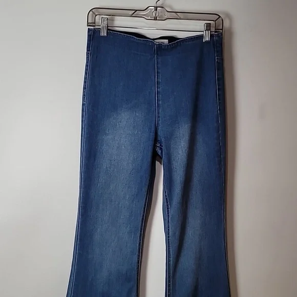 🟣C'ESTI TOI BLACK LABEL JEANS ~ FIT & FLARE HIGH-RISE JEANS - Picture 4 of 11